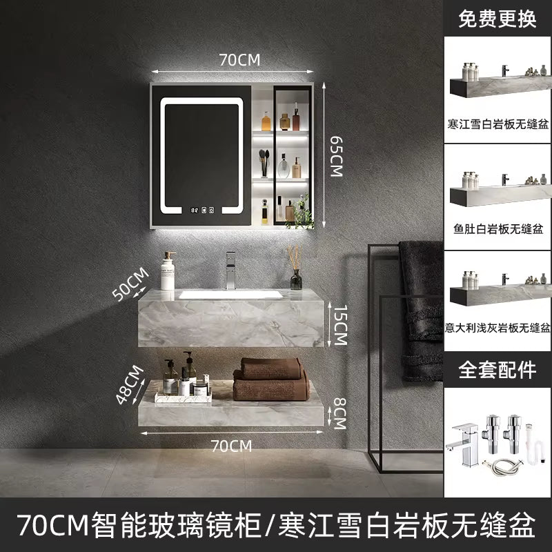 Nordic Luxury Bathroom Cabinets Space Saver Vintage Bathroom Cabinets Floor Shelf under Sink Armario De Baño Home Furniture