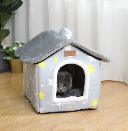 Gemütliche, Warme Hundehütte für Haustiere – Perfektes Zuhause für deinen pelzigen Freund