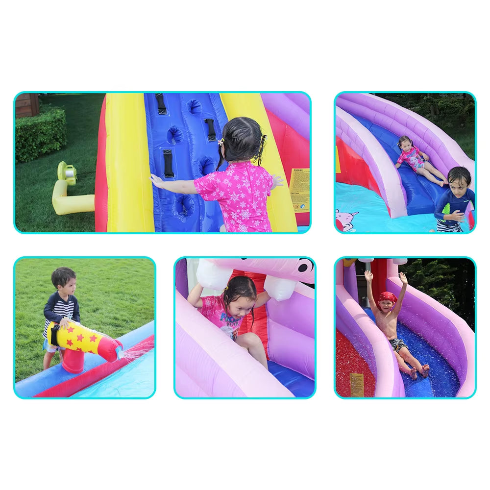 Home Use Indoor Outdoor Child Jumping House Inflatable Pool Water Slide Bounce House Combo Bouncy Castle Air Bounce Playground