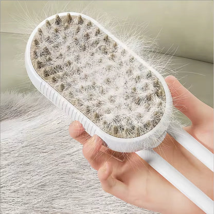 3-In-1 Dog Hair Brush Cat Hair Brush Electric Pet Cleaning Brush Steam Spray Brush Massage Hair Removal Comb anti Flying Brush