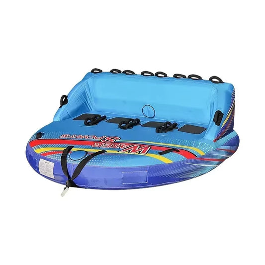 FDS New 4 Person Towable Sofa for Boating, Inflatable Towable Water Sports Boat for Adults Water Fun