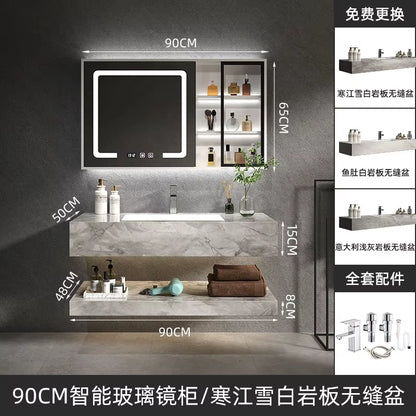 Nordic Luxury Bathroom Cabinets Space Saver Vintage Bathroom Cabinets Floor Shelf under Sink Armario De Baño Home Furniture