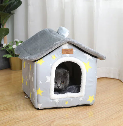 Gemütliche, Warme Hundehütte für Haustiere – Perfektes Zuhause für deinen pelzigen Freund