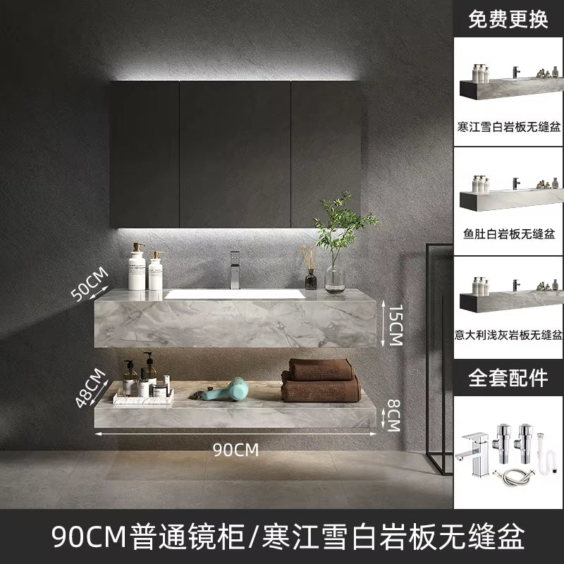 Nordic Luxury Bathroom Cabinets Space Saver Vintage Bathroom Cabinets Floor Shelf under Sink Armario De Baño Home Furniture