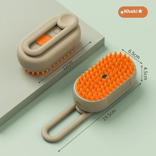 3-In-1 Dog Hair Brush Cat Hair Brush Electric Pet Cleaning Brush Steam Spray Brush Massage Hair Removal Comb anti Flying Brush