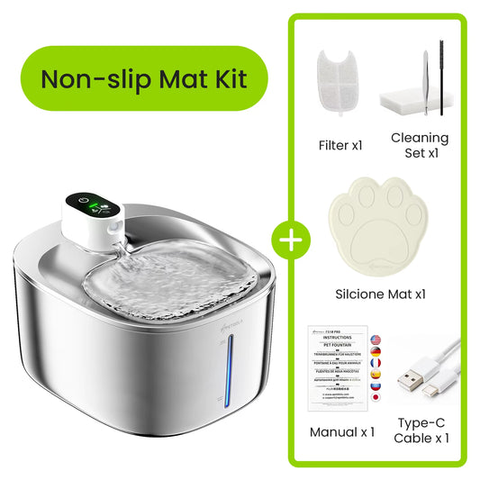 4L Wireless Cat Water Fountain for Cats Dog Drinker with Motion Sensor Dog Water Dispenser FS10PRO
