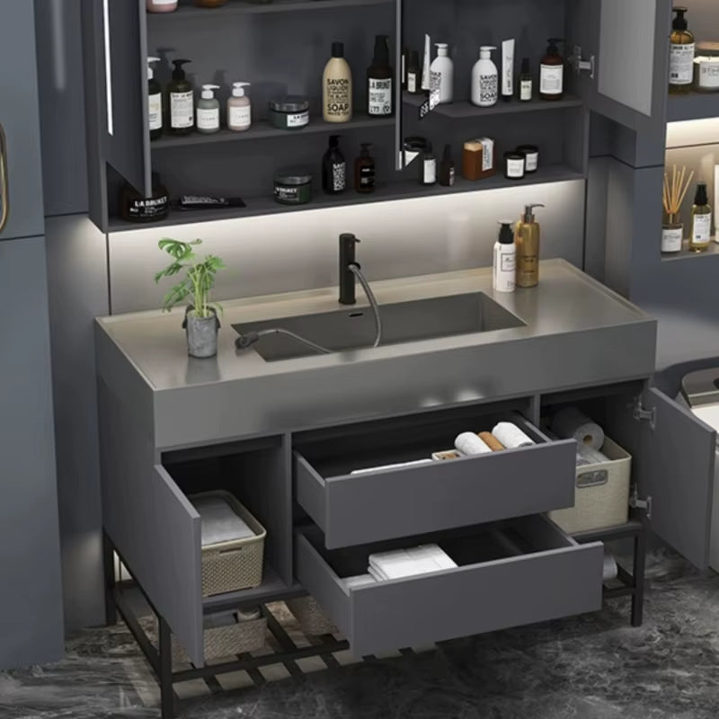 Furniture Luxury Multifunction Home Cabinets Bathroom Storage Narrow Cabinet Drawer Sink under Base Schrank Bathroom Furniture