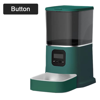 6L Cat Feeder Video Camera Smart Timing Pet Feeder for Cats Dog Wifi APP Intelligent Dry Autom Food Dispenser with Voice Recorde