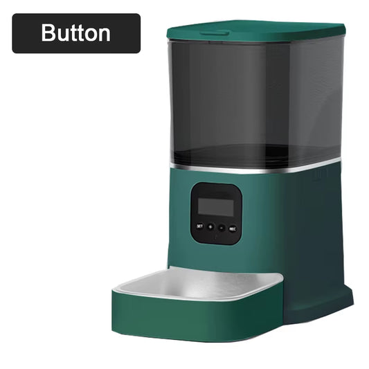 6L Cat Feeder Video Camera Smart Timing Pet Feeder for Cats Dog Wifi APP Intelligent Dry Autom Food Dispenser with Voice Recorde