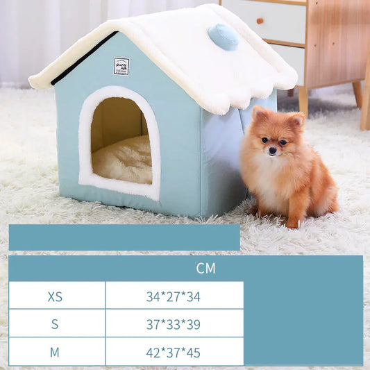 Gemütliche, Warme Hundehütte für Haustiere – Perfektes Zuhause für deinen pelzigen Freund